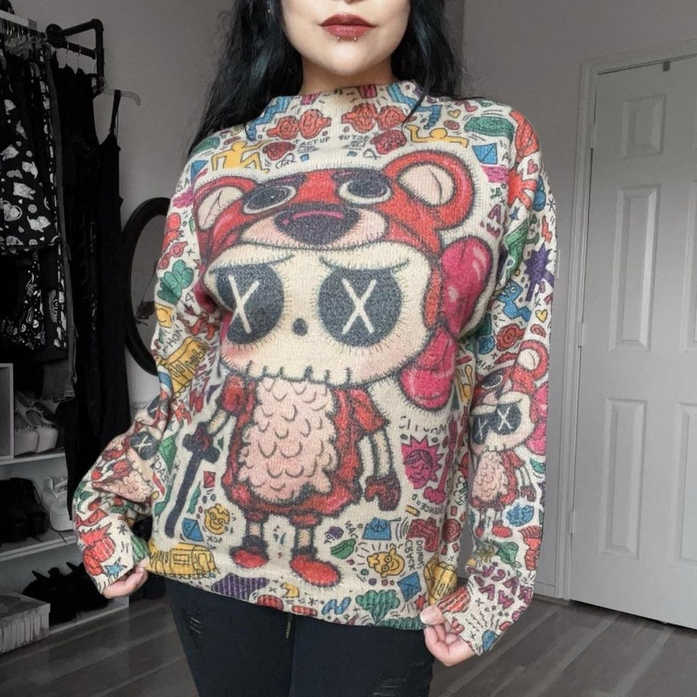 🧸 Punk Grunge Emo Scene Kid Sweater